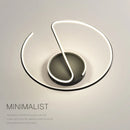 Axyaa LED Ceiling Lamp: Modern Minimalist Round High-grade Dimmable Light for Home Décor