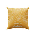 Axyaa Red Leaf Elk Harvest Pillow Cover for Autumn Home Decor