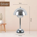 Axyaa LED Flower Bud Table Lamp tricolored Touch Sensing, USB Rechargeable