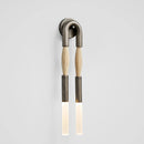 Axyaa Designer Tassel Wall Lamp in Gold, Silver, Black Metal for Bedroom, Living Room