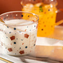 Axya Glass Scale Handgrip Mug Set - 500ml Breakfast Milk Coffee Tumbler