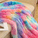 Axyaa Faux Fur Shaggy Blanket - Double-Sided Soft Luxury Throw for Couch-Sofa-Bed