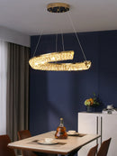 Axyaa Crystal Restaurant Light 2025 - Modern LED Bedroom Living Room Lighting