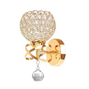 Axyaa LED Crystal Wall Lamp for Corridor Bedroom and Aisle Lighting