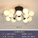 Axyaa Magic Bean LED Glass Ball Chandelier for Home Decor Lighting