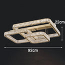 Axyaa Luxury Crystal Chandelier Pendant Light for Living Room Dining Room