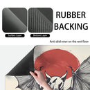Axyaa Halloween Bat Drying Mat: Absorbent Anti-Slip Placemat for Table Cup Drying