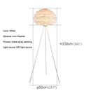Axyaa Nordic Feather Floor Lamp LED Standing Light for Living Room & Bedroom