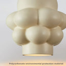 Axyaa French Creamy Wind Chandelier: Elegant LED Pendant Light for Home Decor