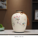 Axyaa Chinese Style Sofa Set with Vases - High-End Décor for Living Room & Dining Area