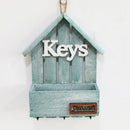 Miniature Wooden Cabin Wall Hanging by Axyaa - Creative Handmade Decorative Ornament