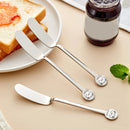 Axyaa Stainless Steel Butter Knife Cream Cheese Spreader Bread Jam Cutter
