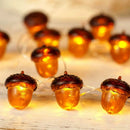 Axyaa Acorn Light String: Luminous Fruit Outdoor Camping and Thanksgiving Decor