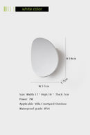 Axyaa LED Aluminum Outdoor Wall Sconce Waterproof Fixture for House Patio Garage