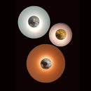Axyaa Modern LED Wall Light Circular Iron Decoration Creative Headboard