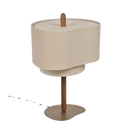 Axyaa Wabi Sabi LED Floor Lamp Fabric Shade Modern Atmosphere Bedside Light