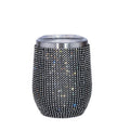 Axyaa Shiny Diamond Stainless Steel Tumbler Thermal Coffee Mug Drinkware
