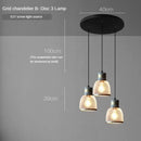 Axyaa Loft Cement Pendant Lamps - Vintage Industrial Chandeliers Lights
