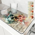 Axyaa Halloween Watercolor Branches Drying Mat