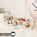 Axyaa Transparent Display Stand for Dolls, Figures & Car Models