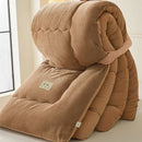 Axyaa Milk Velvet Winter Warm Bed Blanket Queen Size Soft Flannel Quilt Plush Comforter
