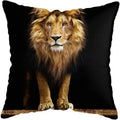 Wild Animals Lions Tigers Cushion Cover - Axyaa Luxury Home Decor