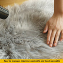 Axyaa Faux Fur Sheepskin Area Rug Plush Soft Carpet for Home Decor