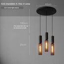 Axyaa Loft Cement Pendant Lamps - Vintage Industrial Chandeliers Lights