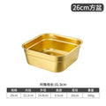 Axyaa Stainless Steel Mixing Bowl Strainer Colander Vegetable Washing Basin