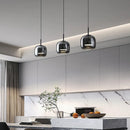 Axya Smoke Grey Glass Pendant Lights LED Hanging Minimalist Lighting