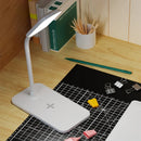 Axyaa LED Desk Lamp with Wireless Charger and USB Port