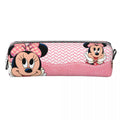 Axyaa Mickey Mouse Minnie Pencil Case: Big Capacity Zipper Pencil Pouch for Kids.