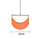 Axyaa Nordic Ins Style Pink Tassel Chandelier
