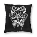 Axyaa Hail Satan Pattern Sofa Cushion Cover Pillowcase Home Decoration Party Car Bedding