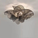 Axyaa Nordic Flower Petal Acrylic LED Ceiling Chandelier - Art Decor Indoor Lighting