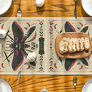 Axyaa Moth Skull Table Runner: Stylish Home Dining Decor & Party Essential