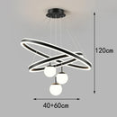 Axyaa Modern Pendant Lights LED Chandelier for Stylish Dining Room Lighting