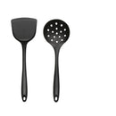 Axyaa Silicone Kitchen Utensils Set for Non-Stick Cookware with Ladle and Shovel