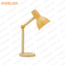Axyaa Glass Table Lamp with LED Bulb and Button Switch