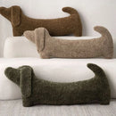 Axyaa Sausage Dog Long Pillow for Sofa, Bed Headboard - Birthday Gift
