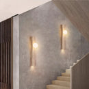Axyaa Yellow Stone Wall Lamp Retro Style LED Light for Home Decor
