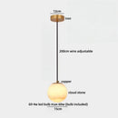 Axyaa Cloud Stone LED Pendant Lights in Antique Finish for Bedroom and Kitchen