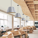 Axyaa Circular PET Acoustic Felt Pendant Light for Office, Restaurant, Cafe