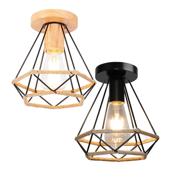 Axya Industrial Chandelier Nordic Vintage Ceiling Light Kitchen Cafe Dining Room