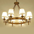 Axyaa Iron Art Chandeliers for Bedroom Dining Study Room, Modern Retro Pendent Lamps