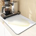 Axyaa Wave Pattern Silicone Coasters - Kitchen Decor & Drying Mat