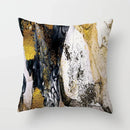 Axyaa Marble Ocean Sea Pattern Polyester Throw Pillow Cover - Home Sofa Decor