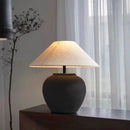 Axyaa Retro Ceramic Desk Lamp Room Decoration LED Lights