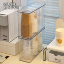 Axyaa Coffee Table Cup Holder & Dustproof Storage Box - Disposable Cup Organizer