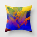 Axyaa Decor Pillowcase: Flower Print Square, Bedroom & Living Room 45x45cm